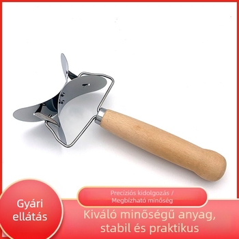 Rozsdamentes acélból készült gombóc készítő és vágó készlet, gombóc forma és töltő eszköz