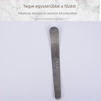 304 rozsdamentes acél töltőkanál gombócok és wontonok készítéséhez, otthoni használatra