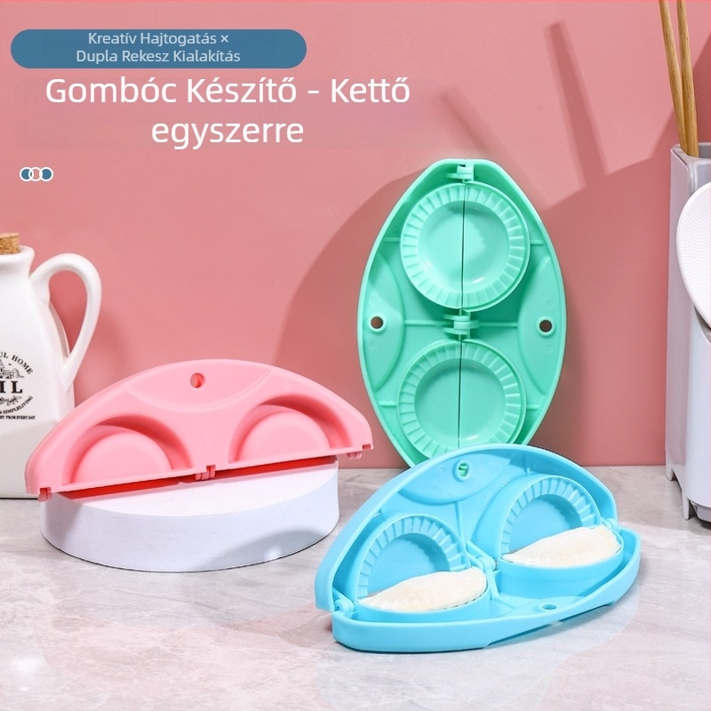 Romusz alakú gombócburkoló forma – 2 db, kézi, DIY, egyszerű konyhai eszköz