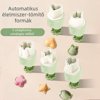 Wanton forma és nyomóeszköz babatáplálékhoz, pillangó alakú tésztaformák és süteményformázó készlet