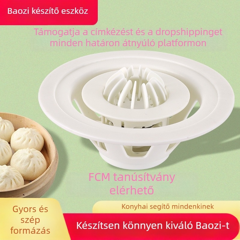 Gyoza- és knedli formák készlet, shumai készítő, konyhai eszközök