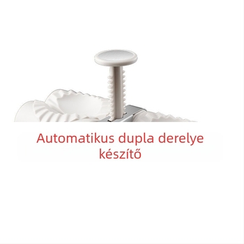 Automata kétszárnyú gombóc-készítő gép és forma