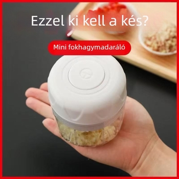 Hordozható kézi fokhagyma zúzó és hámozó, kompakt, többfunkciós konyhai eszköz