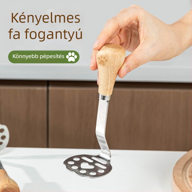 Rozsdamentes acélból készült bébi püré törő burgonya- és avokádó püréhez