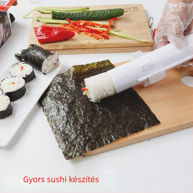 DIY sushi eszközkészlet: nori-formák, rizsgolyó formák és sushi tekercs forma