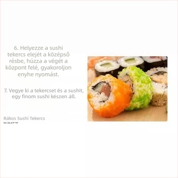 Sushi készítő és sushi forma készlet – tökéletes tekercsek