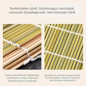 Bambusz sushi sodró mat