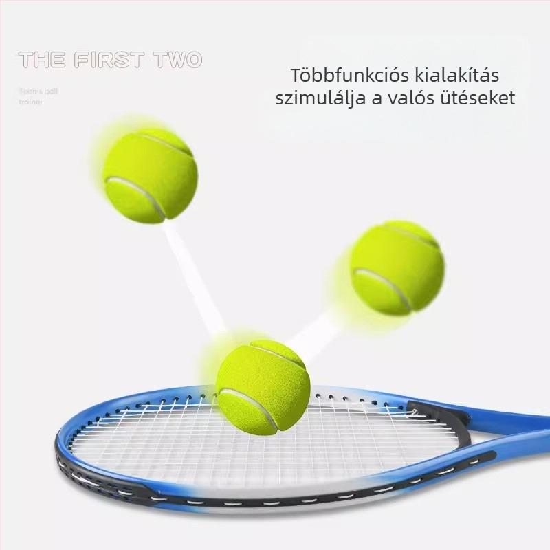 Felnőtt egyéni teniszedzéshez tervezett eszköz tartós visszapattanó alap, vízzel tölthető, kompatibilis homokkal és zsinórral