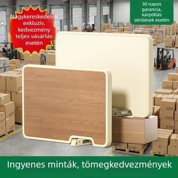 Kétoldalas vágódeszka ebonafából, tartóval és élezőkővel