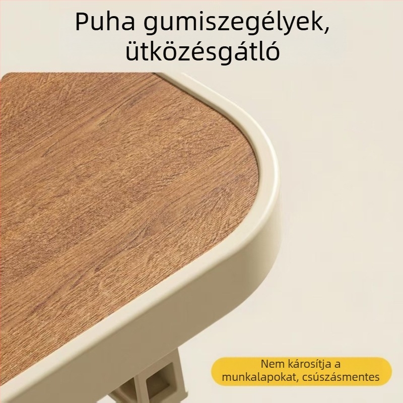 Kétoldalas vágódeszka ebonafából, tartóval és élezőkővel