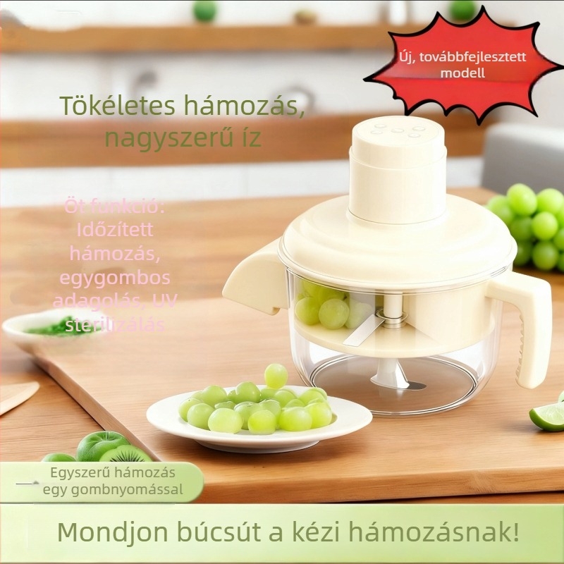 Automata szőlő- és fokhagyma hámozógép, kereskedelmi elektromos gyümölcs-hámozó berendezés