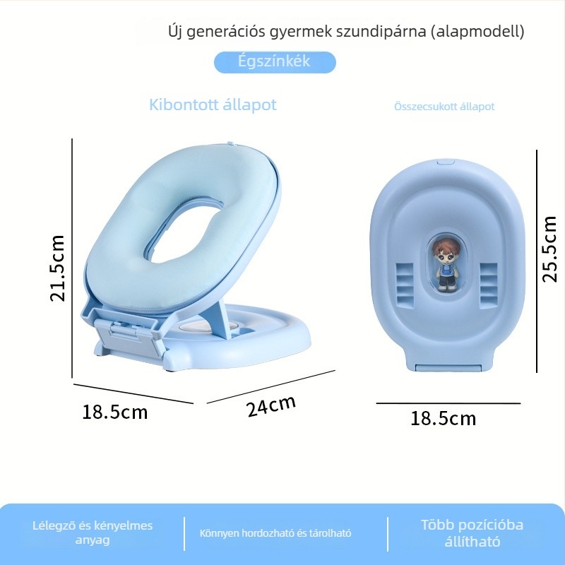 Memóriahabos felhő alakú alvópárna általános iskolás diákoknak, íróasztalnál történő használatra