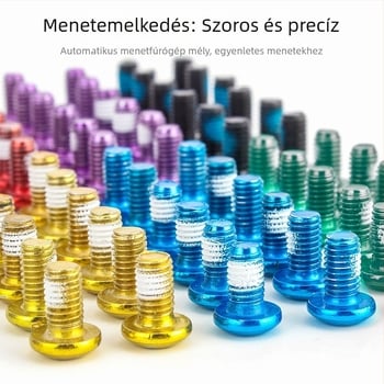Színes fékrotor csavarok kerékpárhoz, MTB korongcsavarok, T25, M5x10