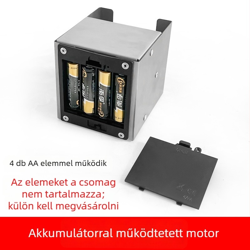 Pillangó grillsütő forgó, kör alakú BBQ rács 304 rozsdamentes acél