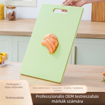 Két színű étkezési minőségű PE-gyanta vágódeszka, csúszásmentes, kopásálló, koreai stílusú, antibakteriális, penészmentes, otthoni és kereskedelmi használatra