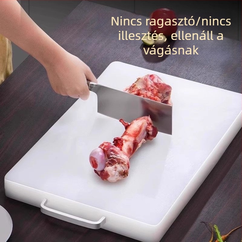Otthoni antibakteriális és penészálló vastagított műanyag vágódeszka gyümölcsök és zöldségek számára (PE)
