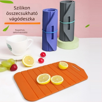 Ferdeszögű szilikon vágódeszka alátét, hőálló, csúszásmentes, vastagabb konyhapult alátét