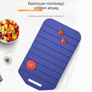 Ferdeszögű szilikon vágódeszka alátét, hőálló, csúszásmentes, vastagabb konyhapult alátét