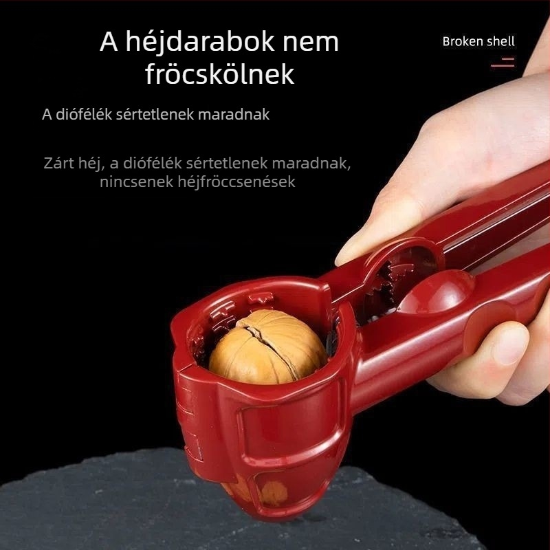 Megvastított kis diótörő háztartási használatra – dióhéjnyitó, amely megkíméli az erőfeszítést pecán és gesztenye esetén