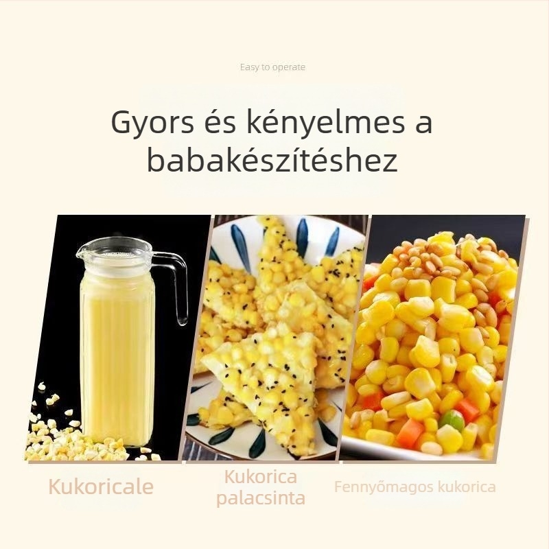 Rozsdamentes acél kukoricakezelő eszköz — kézi szemek szétválasztó a konyhában