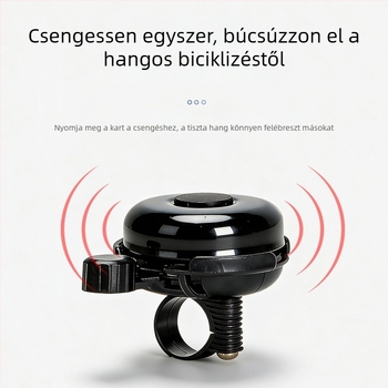 Hegyi és országúti kerékpárokhoz készített szuper hangos csengő, univerzális gyerekkerékpárokhoz, retro kürt, dekoratív kiegészítő egyensúlyi kerékpárokhoz