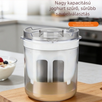 Joghurt-szűrő, Otthon készített görög joghurt készítő, Sajt- és savótej-szeparátor, Rozsdamentes acél sajt-szűrő