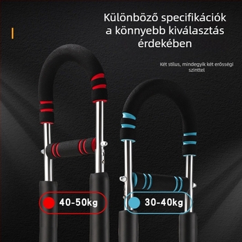 Állítható U-alakú karerőfejlesztő készülék, mellizom és bicepsz edzésére, otthoni edzés