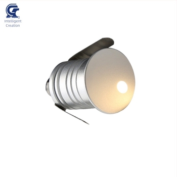 LED lépcsőfény ferde lyuk fényhatással, IP67, Osram LED, beépített kültéri lépcsőfény