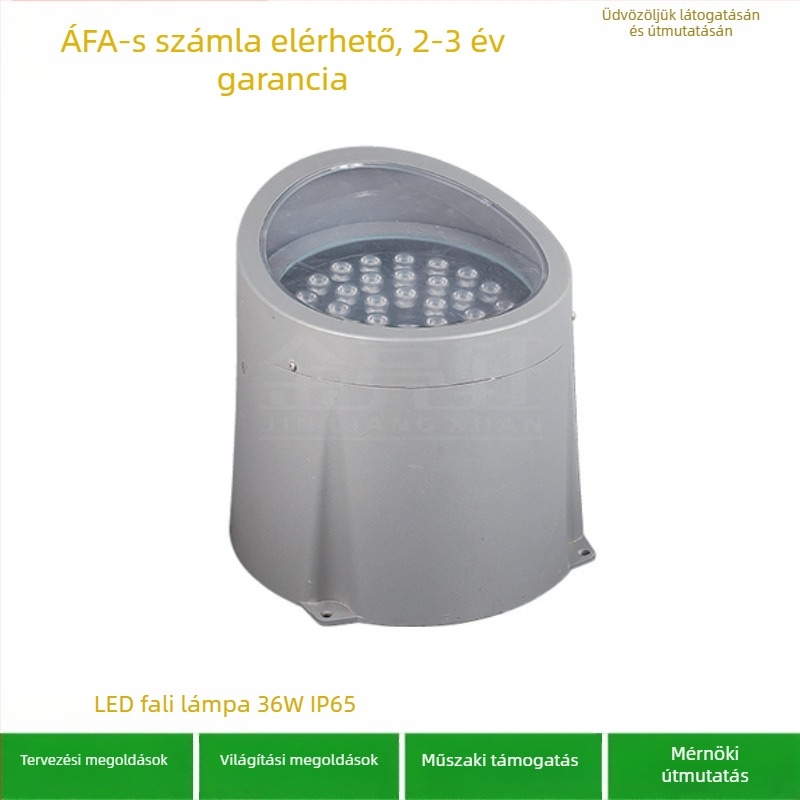 Cree LED homlokzati mosó lámpa készlet állítható beesési szöggel, külső ház (felületi vagy beépített montázs)