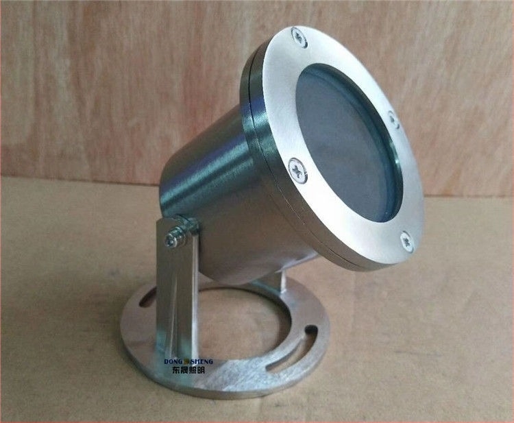 Rozsdamentes acélból készült víz alatti lámpa ház, 90 mm-es, cink ötvözet, GU10 foglalat, föld alatti lámpa készlet
