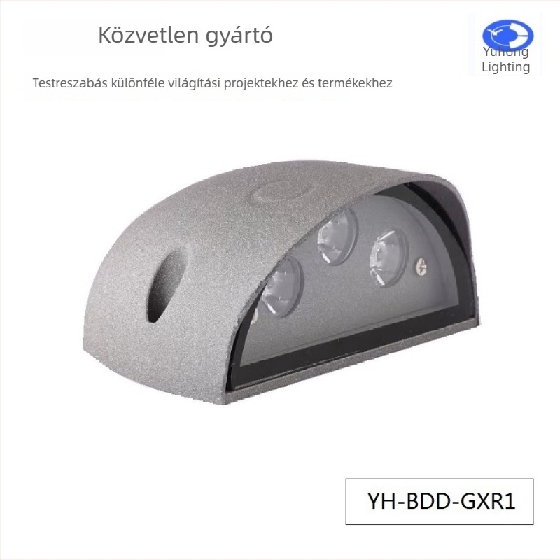 Kerti ösvények és lépcsők LED világítása – alumínium ház, IP66, 24V DC, nagy teljesítményű LED