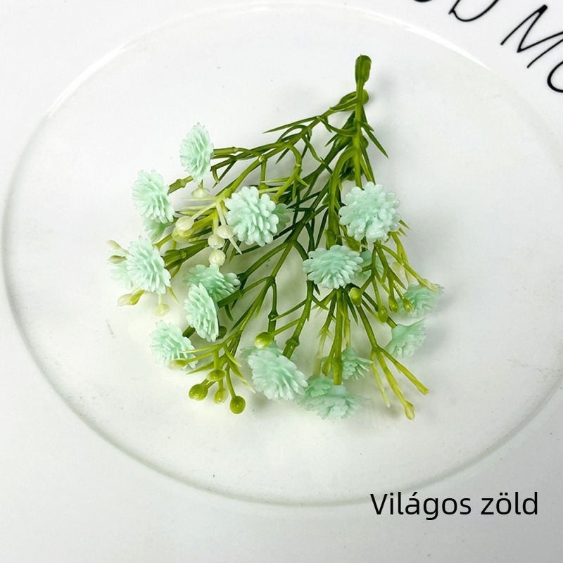 Mesterséges selyem virágokból álló virágcsokor DIY hajdíszekhez, esküvői koszorúkhoz, ruhakiegészítőkhöz és fotózáshoz