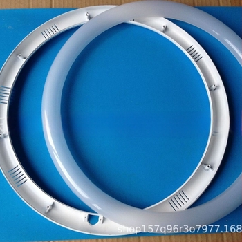 LED gyűrűs lámpa ház, 225 mm, alumínium-plasztikus gyűrű készlet