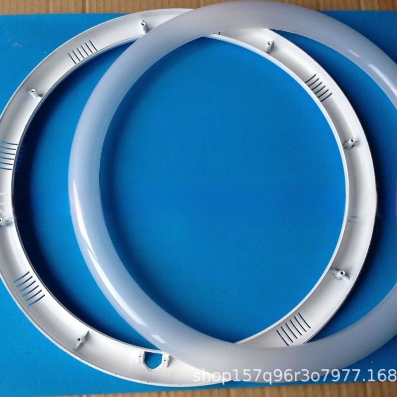LED gyűrűs lámpa ház, 225 mm, alumínium-plasztikus gyűrű készlet