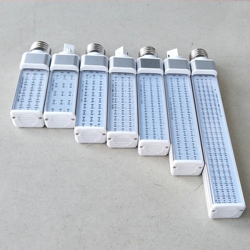 G23/G24 horizontális LED-lámpa ház, 20W, alumínium, kompatibil 5730/2835 LED-ekkel