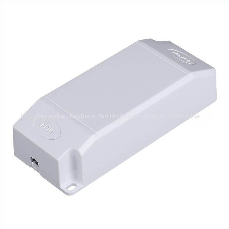 LED-Driver ház, méretek 66×33×21 mm, műanyag ház LED tápegységhez