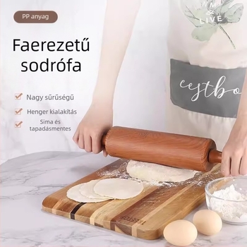 Nagy méretű nyújtófa műfa imitációval, háztartási használatra, tészta és gombócok nyújtásához