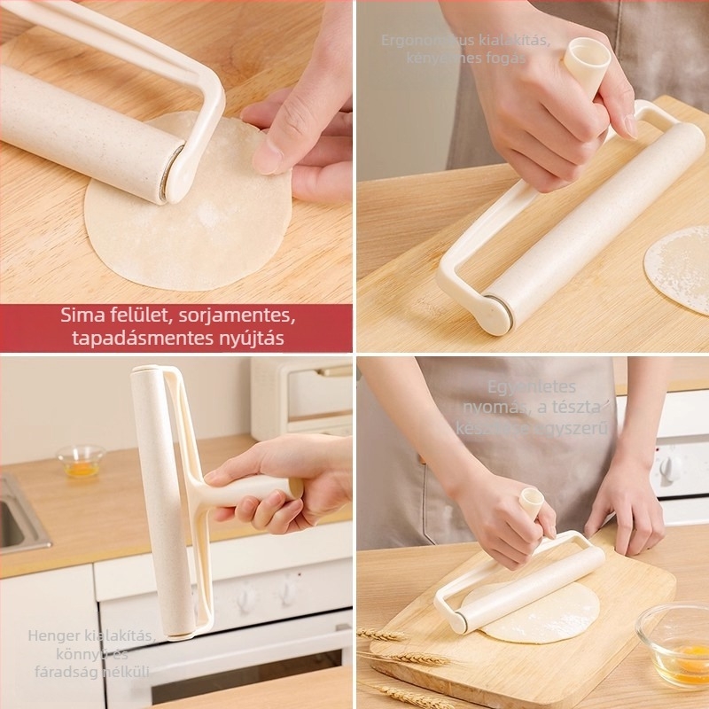 Gyoza tészta nyújtófa, tapadásmentes felülettel