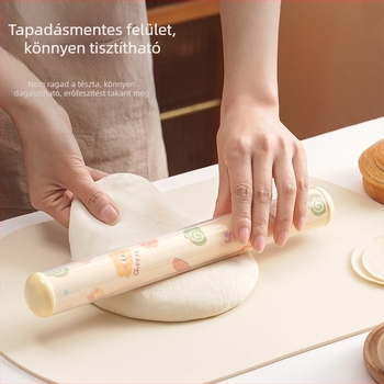Kétszerszámos tésztanyújtó háztartási használatra, élelmiszer-minőségű, győző tészta lapok nyújtására, palacsinták készítésére és tészta sütésére