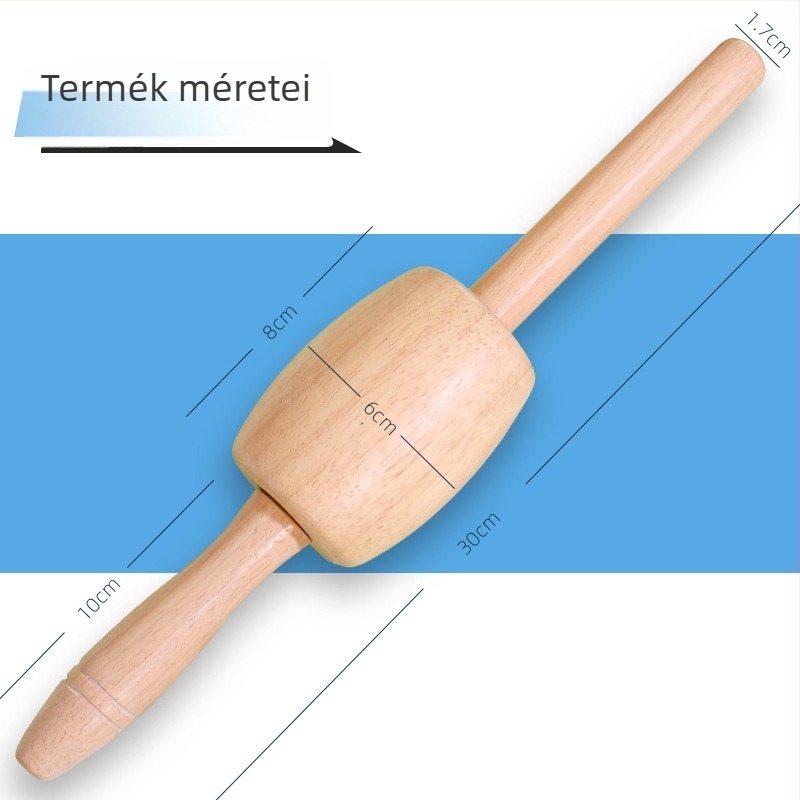 Fából készült henger a siu mai tészta szélek díszítéséhez