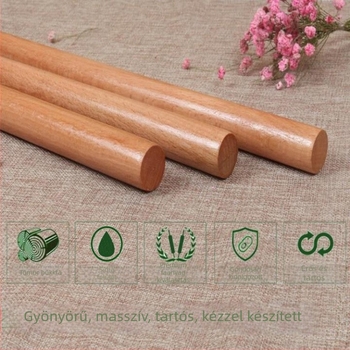 Fából készült görgő gombóc- és gyóza tészta lapokhoz