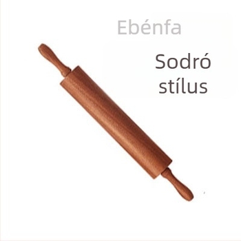 Tömörfa nyújtófa ebonfa, kerek fejű, minimalist stílusú konyhai eszköz