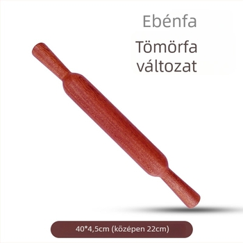 Tömörfa nyújtófa ebonfa, kerek fejű, minimalist stílusú konyhai eszköz