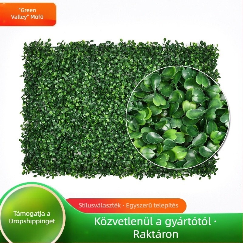 Milan fű műanyag növényfal balkonhoz