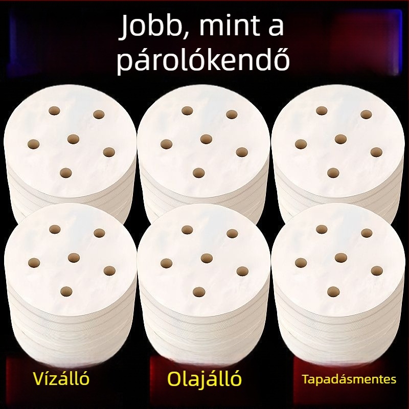 Konyhai gőzölő matrac, gőzölő kendő kenyér és zsemle sütéséhez, tapadásmentes tálca és edény alátét, gőzölő papír