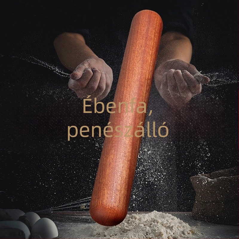 Ebenfa nyújtófa kerek fejjel, teljesen fából készült