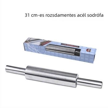 Rozsdamentes acél nyújtófa tésztához, antiadhéziós, modern minimalist stílus