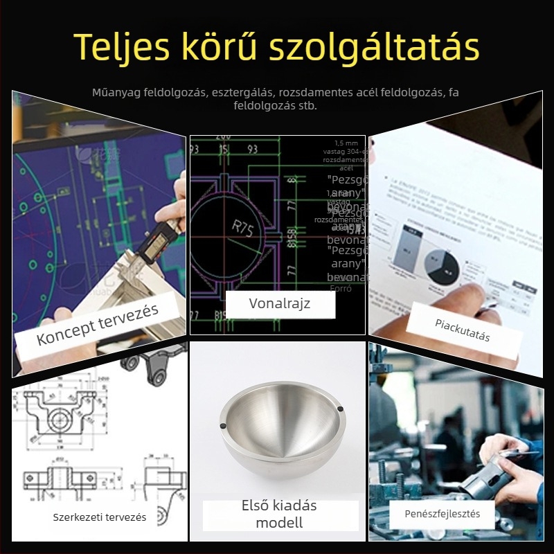 Személyre szabott mechanikus hardver alkatrészek rozsdamentes acélból, rézből, vasból és alumíniumból