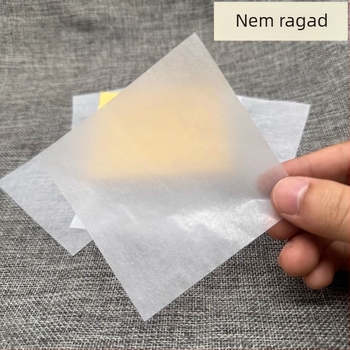 Tabletták viaszpapírja, kétoldalas, fekete szezámmagos tabletták csomagolásához, speciális papír tablettákhoz, élelmiszerbiztos szilikon bevonattal