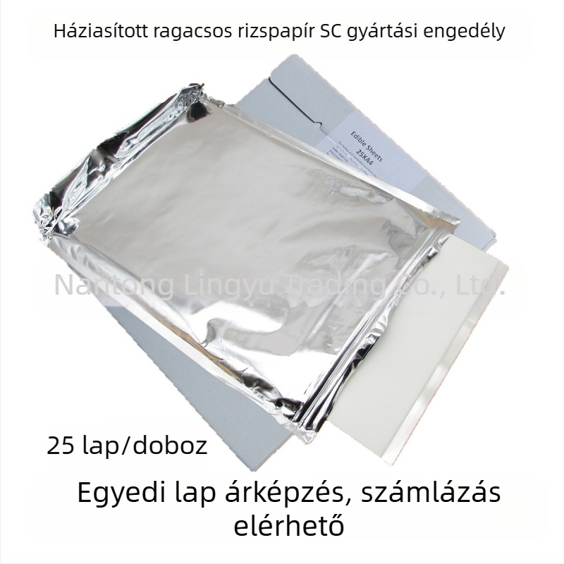 Ételre való glazúrpapír és fondant, cukorszeletek digitális tortanyomtatóhoz, lollipop és csokoládé